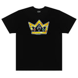Royal Jewels airbrush tee black