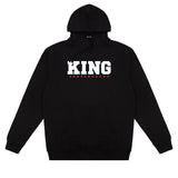 King Text Hoodie