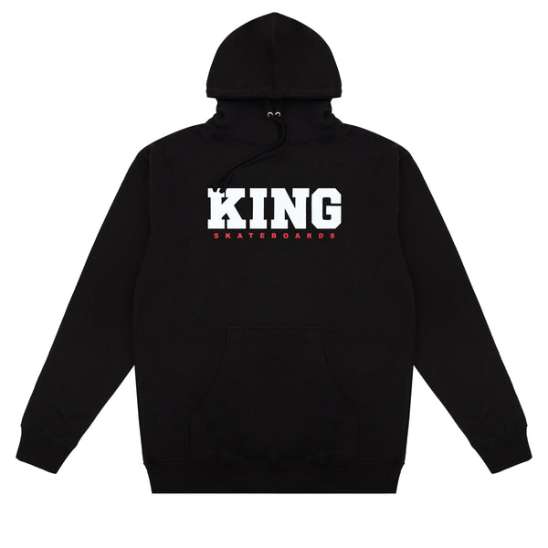 King Text Hoodie