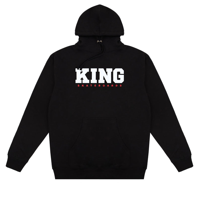 King Text Hoodie
